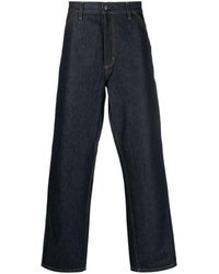 Carhartt - Single Knee Mid-rise Straight-leg Jeans - Lyst