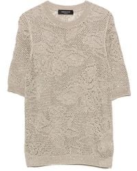 Fabiana Filippi - Open-Knit T-Shirt - Lyst
