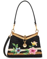 Etro - Vela Floral-embroidered Crossbody Bag - Lyst