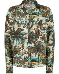 DSquared² - Overhemd Met Aap-Print En Lange Mouwen - Lyst