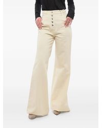 Etro - Embroidered-Pocket Button-Fastening Jeans - Lyst