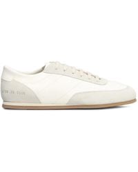 Common Projects - Minimal Runner Suede-Panelled Sneakers - Lyst