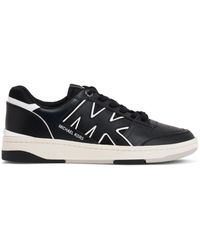 Michael Kors - Rebel Lace-up Leather Sneakers - Lyst