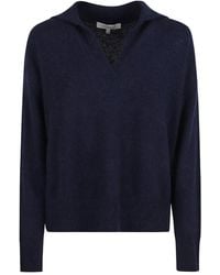 Antonelli - Strickoberteil mit Polokragen - Lyst