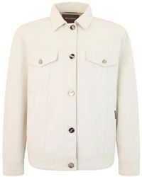 Moorer - Ardea Button-Up Denim Jacket - Lyst
