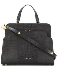 Marni Trunk Reverse Draagtas - Zwart