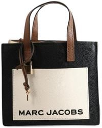 Marc Jacobs - Logo-Print Leather Tote Bag - Lyst