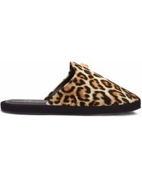 Giuseppe Zanotti - Zapatos slippers Domitille con estampado de leopardo - Lyst