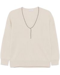 Brunello Cucinelli - Pull En Cachemire À Design Nervuré - Lyst