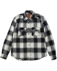 HTC - Check Graphic-Print Shirt - Lyst