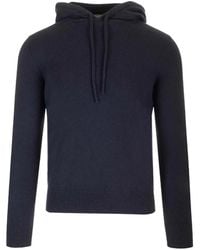 Al Duca d'Aosta - Cashmere Drawstring Hoodie - Lyst