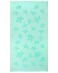 Vilebrequin - Serviette De Plage Santah En Jacquard À Motif De Tortues Signature - Lyst
