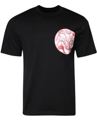 Amiri - Wave-Print Cotton T-Shirt - Lyst
