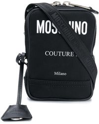 Moschino - Contrast Logo Shoulder Bag - Lyst