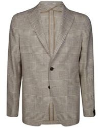 Tagliatore - Kariertes Montecarlo Monopetto Sakko - Lyst