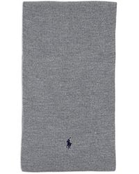 Polo Ralph Lauren - ロゴ リブウールスカーフ - Lyst