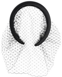Jennifer Behr - Padded Netting Headband - Lyst