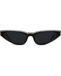 Linda Farrow X Magda Butrym - Occhiali Da Sole Cat-Eye Con Decorazione Di Cristalli - Lyst