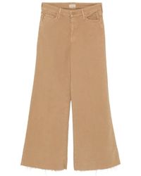 Mother - Wide-Leg Denim Jeans - Lyst