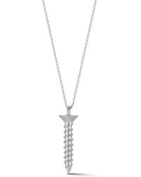 Mateo - Sterling Screw Necklace - Lyst