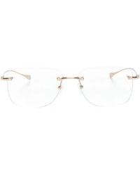 Dita Eyewear - Rahmenlose Brille Aus Titan - Lyst