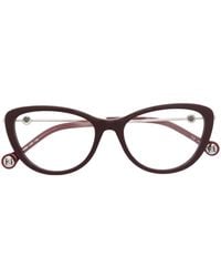 Carolina Herrera - Butterfly-Frame Optical Glasses - Lyst