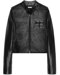 Courreges - Courregès City Jacket With Embossed Logo - Lyst