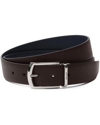 Prada - Ceinture En Cuir À Design Réversible - Lyst