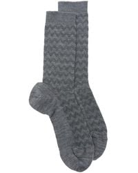 Missoni - Zigzag-Knit Socks - Lyst