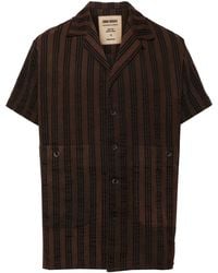 Uma Wang - Striped Short Sleeves Shirt - Lyst
