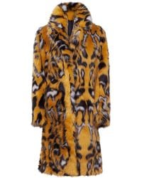 Rabanne - Leopard-print Faux-fur Coat - Lyst