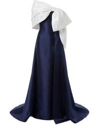 Gatti Nolli by Marwan - Bow-Bodice Bead-Embellished Gown - Lyst