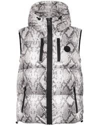Philipp Plein - Logo-Print Hooded Gilet - Lyst