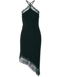 Liu Jo - Knit Midi Dress With Lace - Lyst
