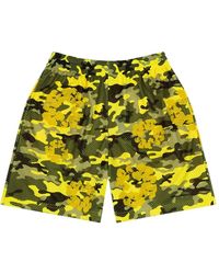 DENIM TEARS - Camo Wreath Mesh Shorts - Lyst