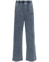 BAPY BY *A BATHING APE® - Gerade Hose Mit Logo-Patch - Lyst