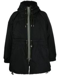 Sacai - Padded Zip-Up Parka - Lyst