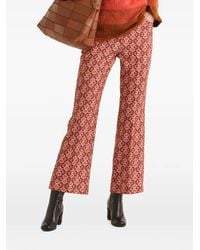 Maliparmi - Pantalones Capri Con Estampado Orbit - Lyst