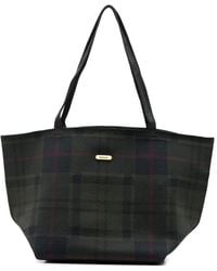 Barbour - Shopper Mit Schottenkaro - Lyst