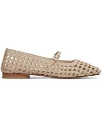 Souliers Martinez - Woven Leather Ballet Flats - Lyst