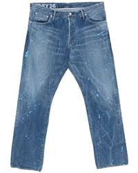 Visvim - Whisker Jeans Met Verfspatten - Lyst