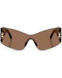 Dolce & Gabbana - Embellished Tortoise-Shell Sunglasses - Lyst