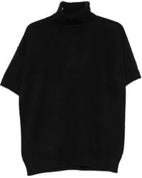 Lorena Antoniazzi - Roll-Neck Short-Sleeve Sweater - Lyst
