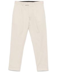 Low Brand - Logo-Tag Trousers - Lyst