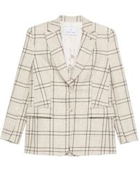 Manuel Ritz - Check-Print Blazer - Lyst