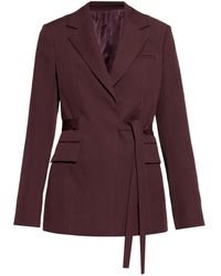 Lanvin - Tied-Waist Blazer - Lyst