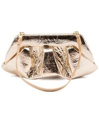 THEMOIRÈ - Gea Pineapple Metallic-Finish Clutch Bag - Lyst