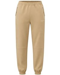 HUGO - Logo-Print Elasticated-Ankle Track Pants - Lyst