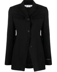Off-White c/o Virgil Abloh - Toybox Dry Wo Single-breasted Wool Blazer - Lyst