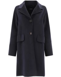 Max Mara - Jas Met Enkele Rij Knopen - Lyst